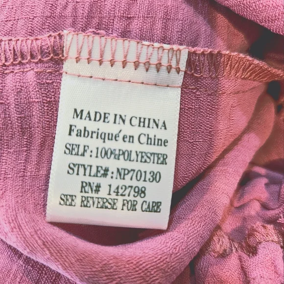 Mauve Pink Sleevless Gathered Waist Jumpsuit With Pockets - Picture 9 of 15